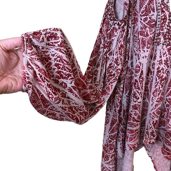 Free People Good Morning Cold Shoulder Top Size Medium - Picture 10 of 12